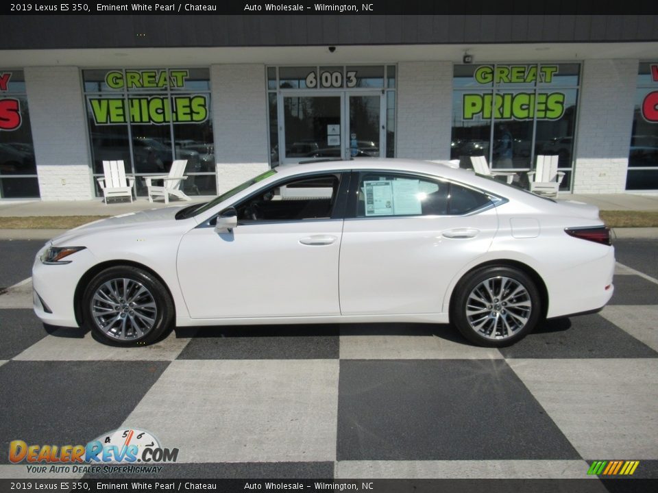 2019 Lexus ES 350 Eminent White Pearl / Chateau Photo #1