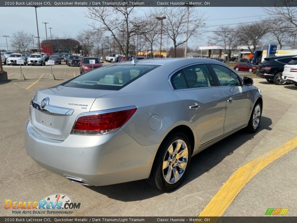 2010 Buick LaCrosse CXS Quicksilver Metallic / Dark Titanium/Light Titanium Photo #2