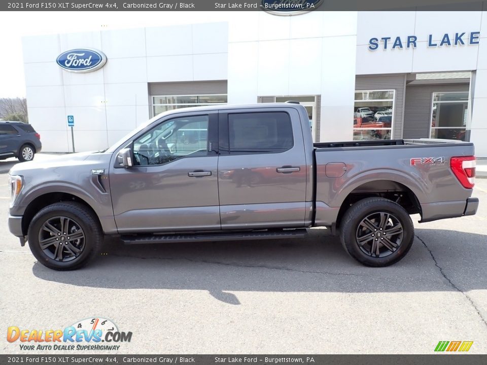 2021 Ford F150 XLT SuperCrew 4x4 Carbonized Gray / Black Photo #2