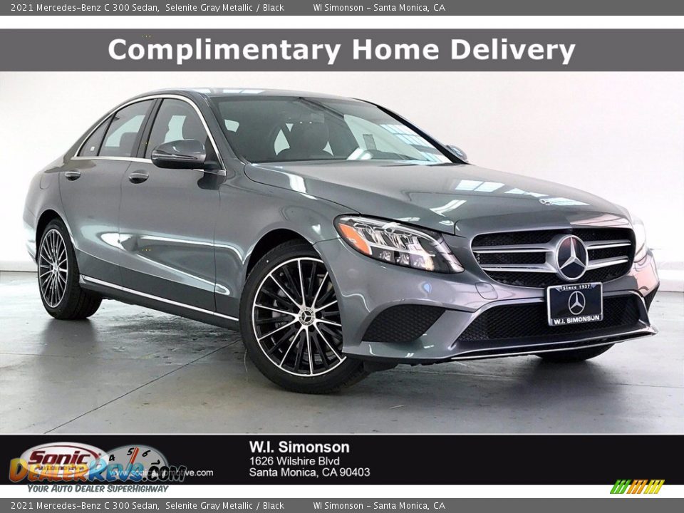 2021 Mercedes-Benz C 300 Sedan Selenite Gray Metallic / Black Photo #1