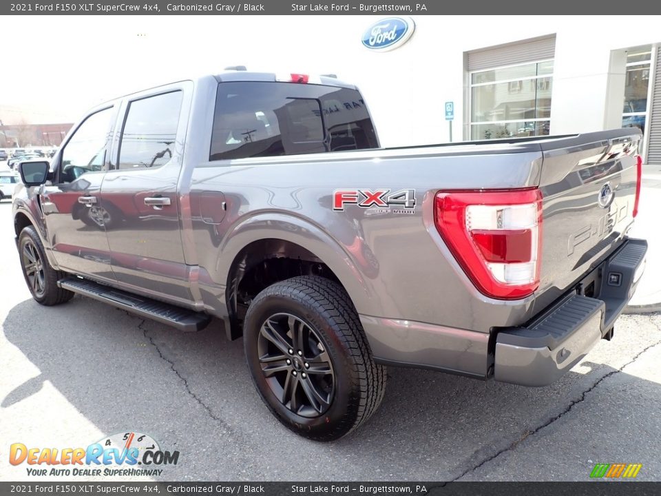 2021 Ford F150 XLT SuperCrew 4x4 Carbonized Gray / Black Photo #3