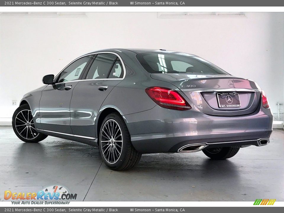 2021 Mercedes-Benz C 300 Sedan Selenite Gray Metallic / Black Photo #2