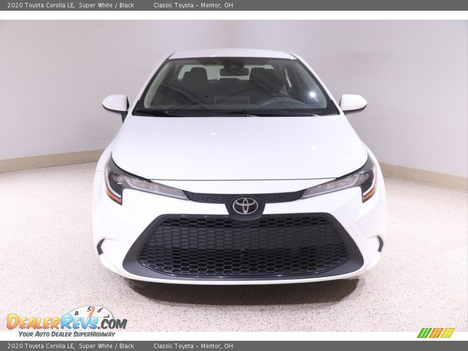 2020 Toyota Corolla LE Super White / Black Photo #2