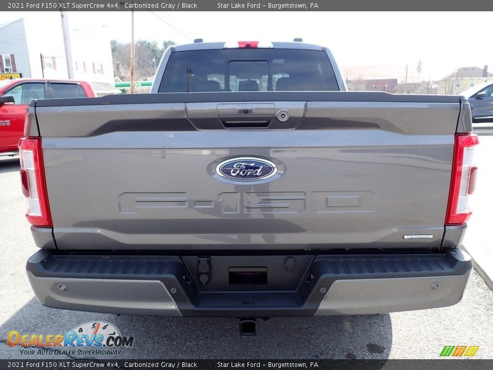 2021 Ford F150 XLT SuperCrew 4x4 Carbonized Gray / Black Photo #4