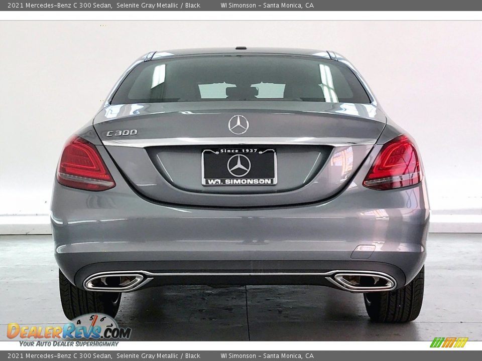 2021 Mercedes-Benz C 300 Sedan Selenite Gray Metallic / Black Photo #3