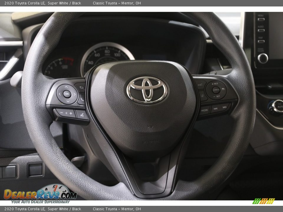 2020 Toyota Corolla LE Super White / Black Photo #7