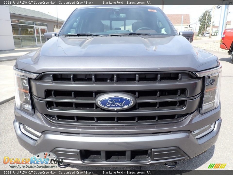 2021 Ford F150 XLT SuperCrew 4x4 Carbonized Gray / Black Photo #8