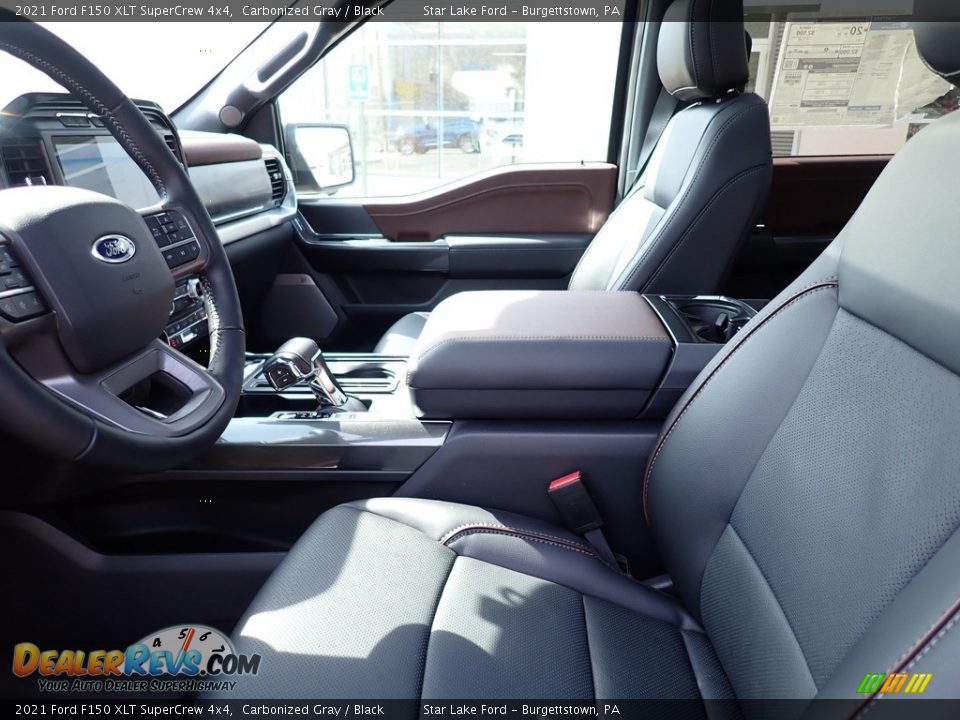 2021 Ford F150 XLT SuperCrew 4x4 Carbonized Gray / Black Photo #9