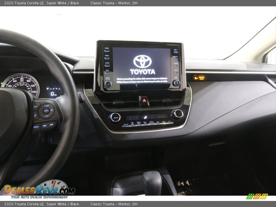 2020 Toyota Corolla LE Super White / Black Photo #9