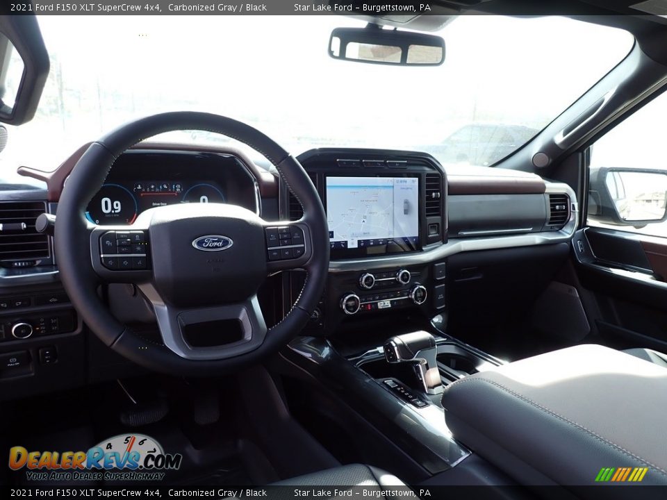 2021 Ford F150 XLT SuperCrew 4x4 Carbonized Gray / Black Photo #11