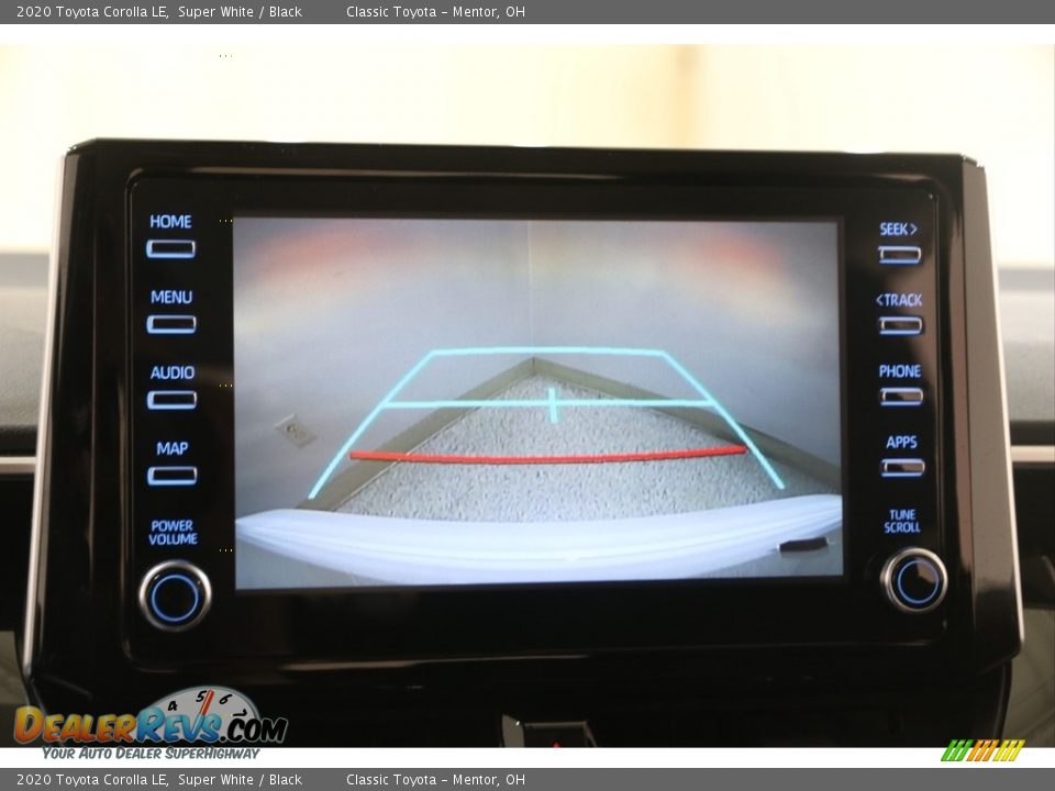 2020 Toyota Corolla LE Super White / Black Photo #12