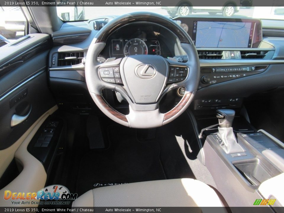 2019 Lexus ES 350 Eminent White Pearl / Chateau Photo #15