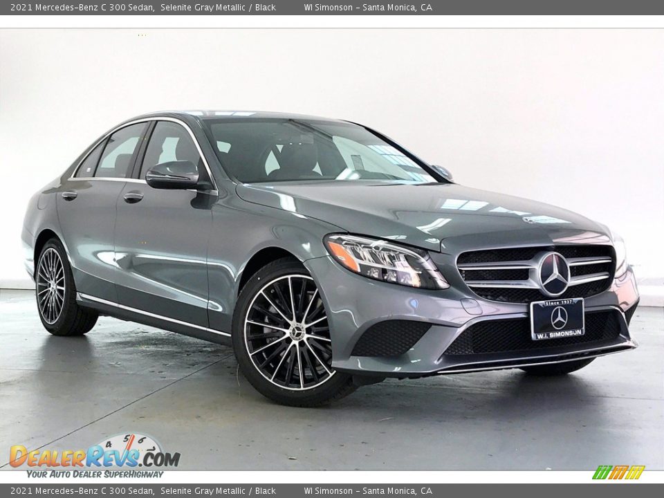 2021 Mercedes-Benz C 300 Sedan Selenite Gray Metallic / Black Photo #12