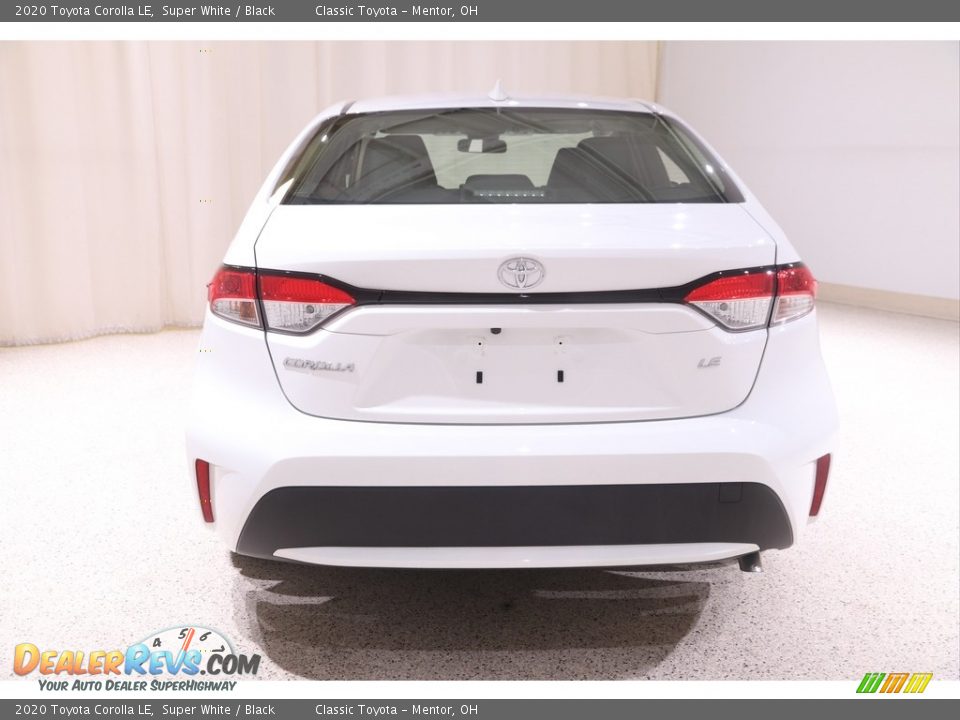 2020 Toyota Corolla LE Super White / Black Photo #17