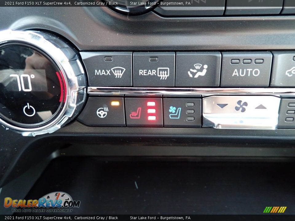 2021 Ford F150 XLT SuperCrew 4x4 Carbonized Gray / Black Photo #17
