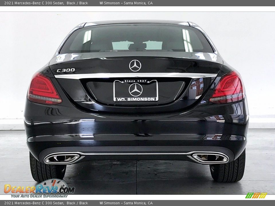 2021 Mercedes-Benz C 300 Sedan Black / Black Photo #3