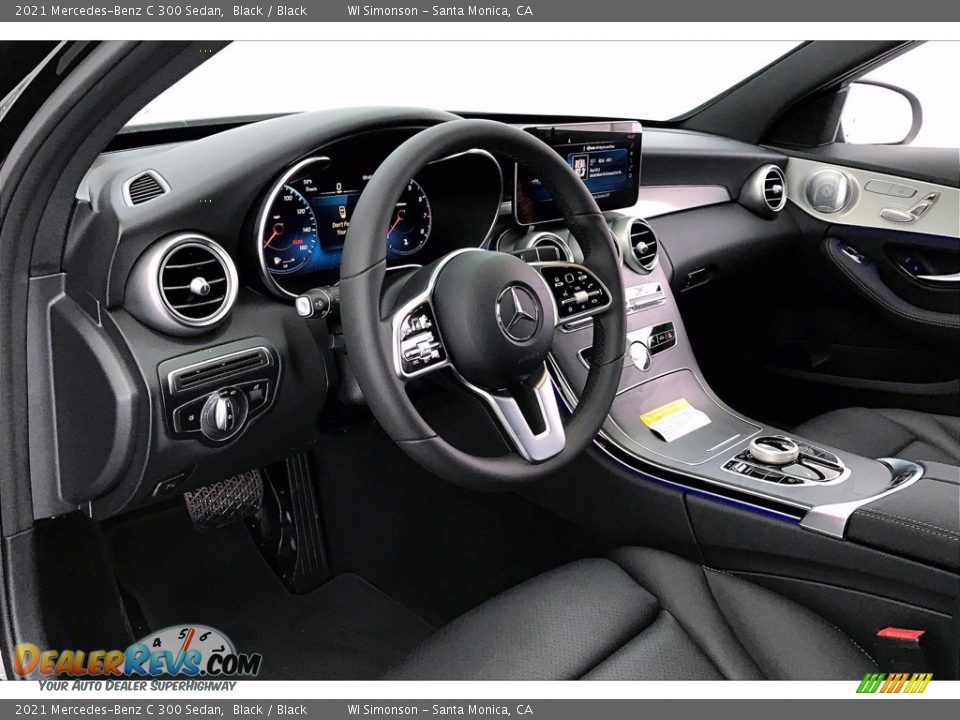 2021 Mercedes-Benz C 300 Sedan Black / Black Photo #4