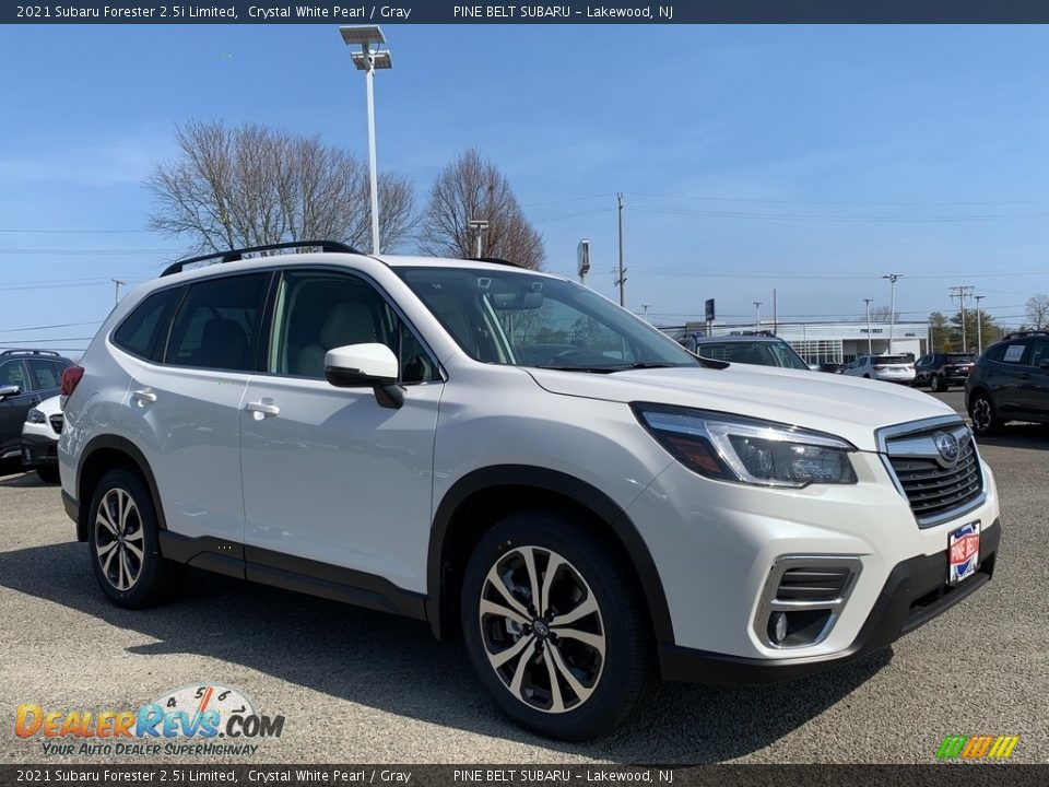 2021 Subaru Forester 2.5i Limited Crystal White Pearl / Gray Photo #1