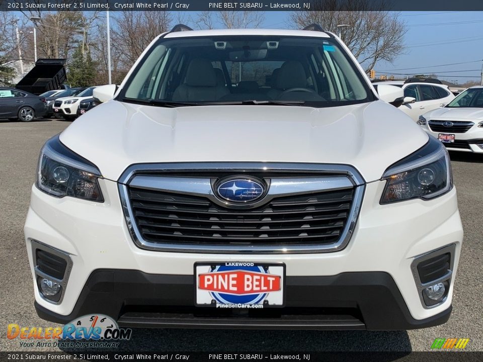 2021 Subaru Forester 2.5i Limited Crystal White Pearl / Gray Photo #3