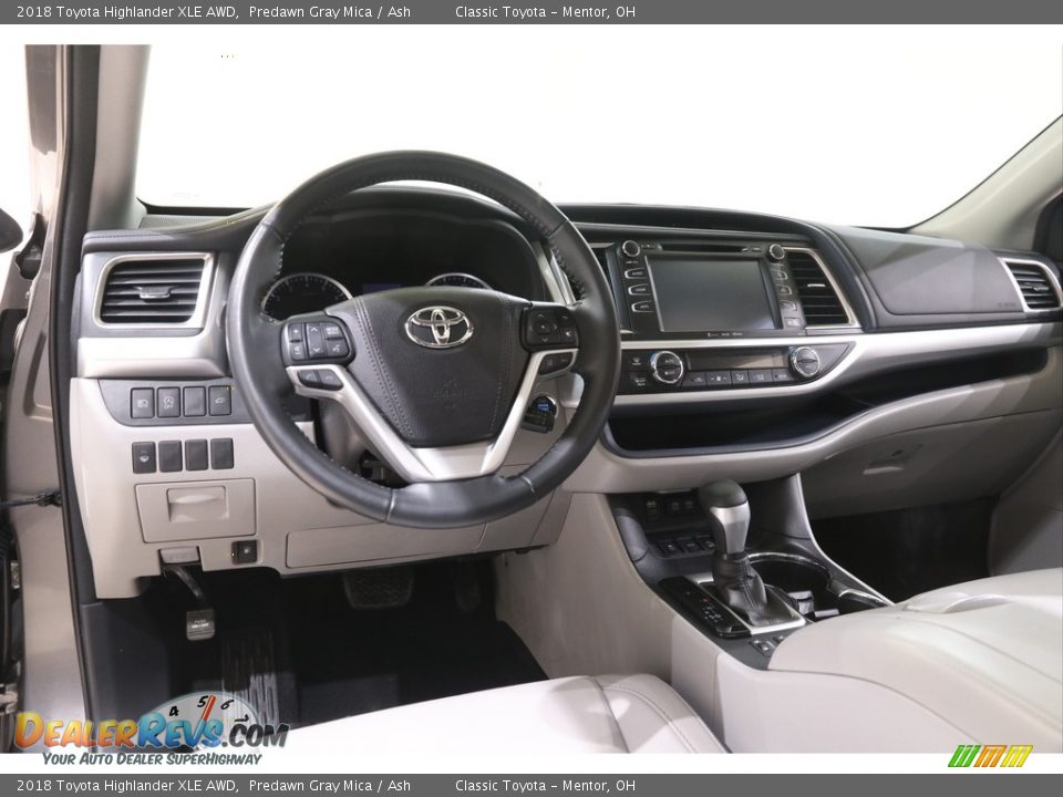 2018 Toyota Highlander XLE AWD Predawn Gray Mica / Ash Photo #6