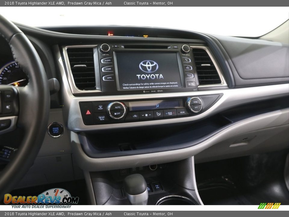 2018 Toyota Highlander XLE AWD Predawn Gray Mica / Ash Photo #9