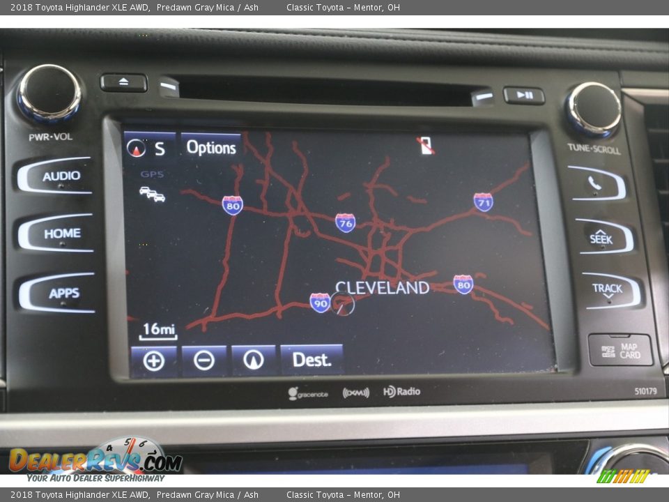 2018 Toyota Highlander XLE AWD Predawn Gray Mica / Ash Photo #10