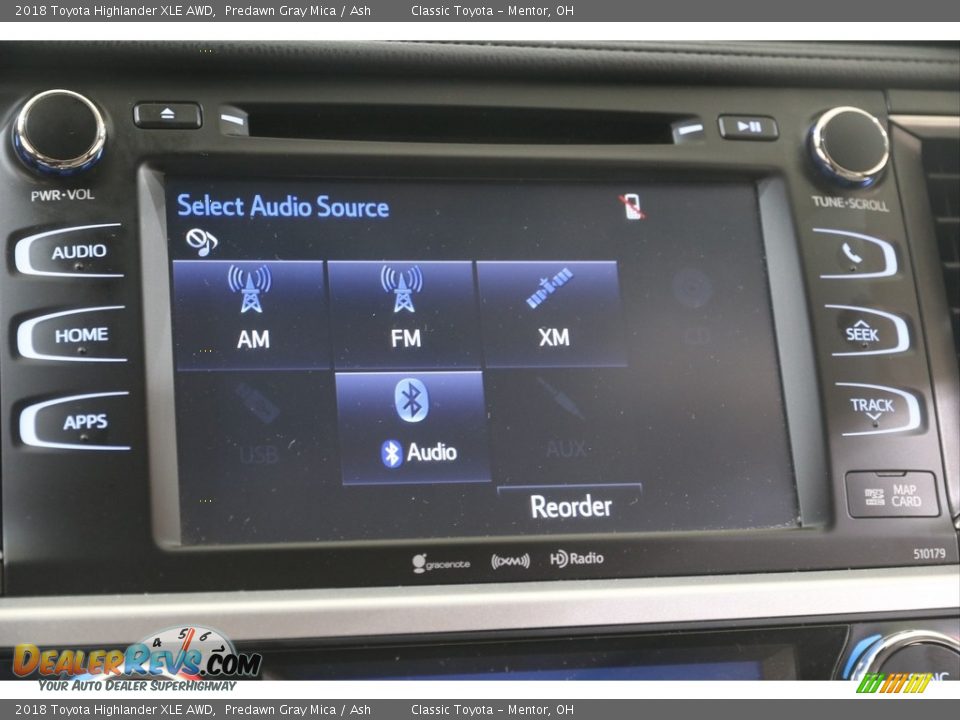 2018 Toyota Highlander XLE AWD Predawn Gray Mica / Ash Photo #11
