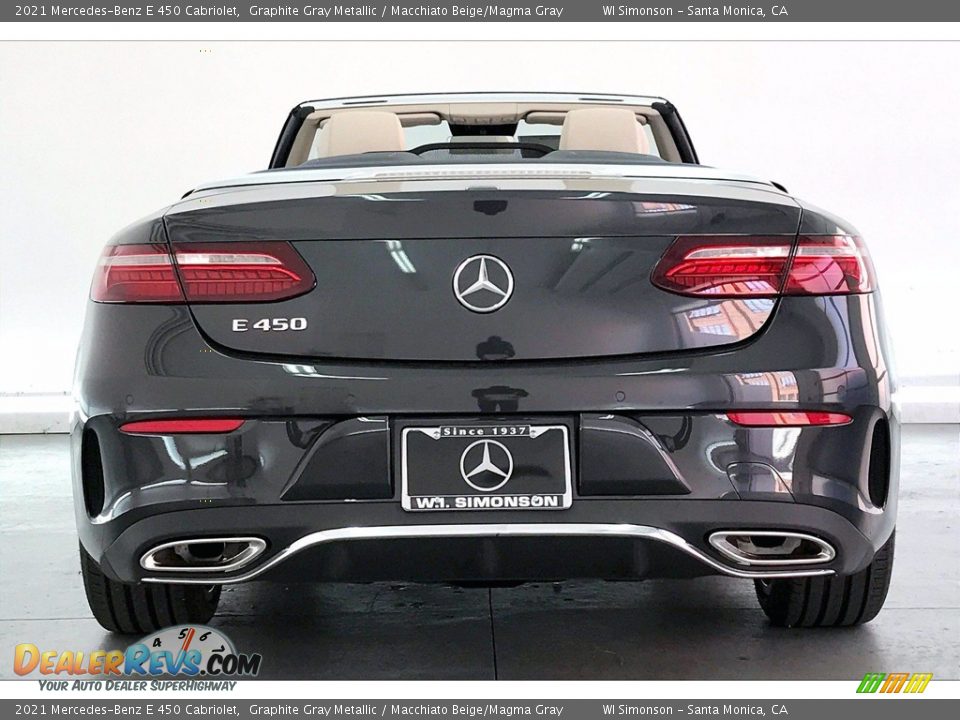 2021 Mercedes-Benz E 450 Cabriolet Graphite Gray Metallic / Macchiato Beige/Magma Gray Photo #3