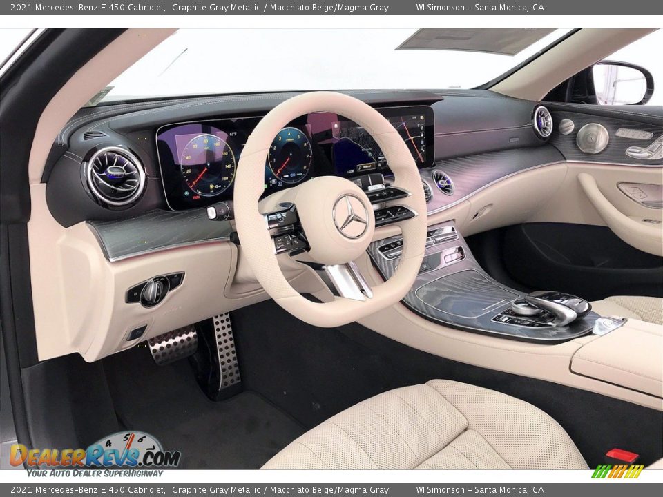 2021 Mercedes-Benz E 450 Cabriolet Graphite Gray Metallic / Macchiato Beige/Magma Gray Photo #4