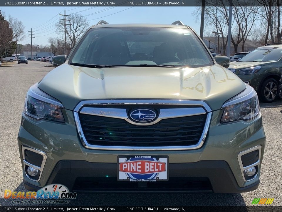 2021 Subaru Forester 2.5i Limited Jasper Green Metallic / Gray Photo #3