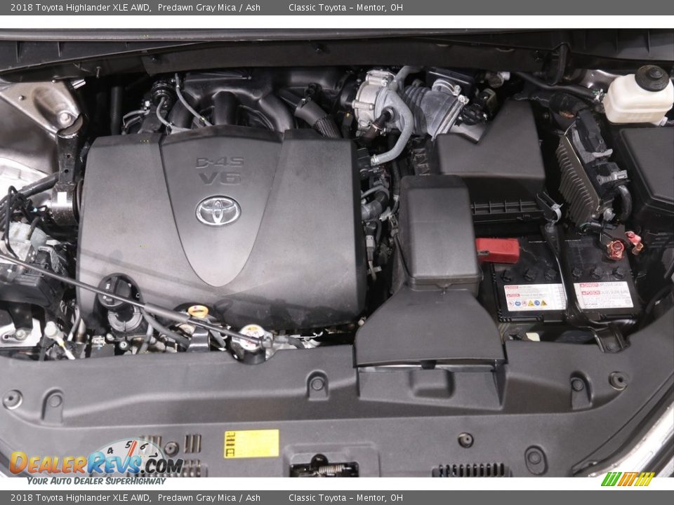 2018 Toyota Highlander XLE AWD Predawn Gray Mica / Ash Photo #20