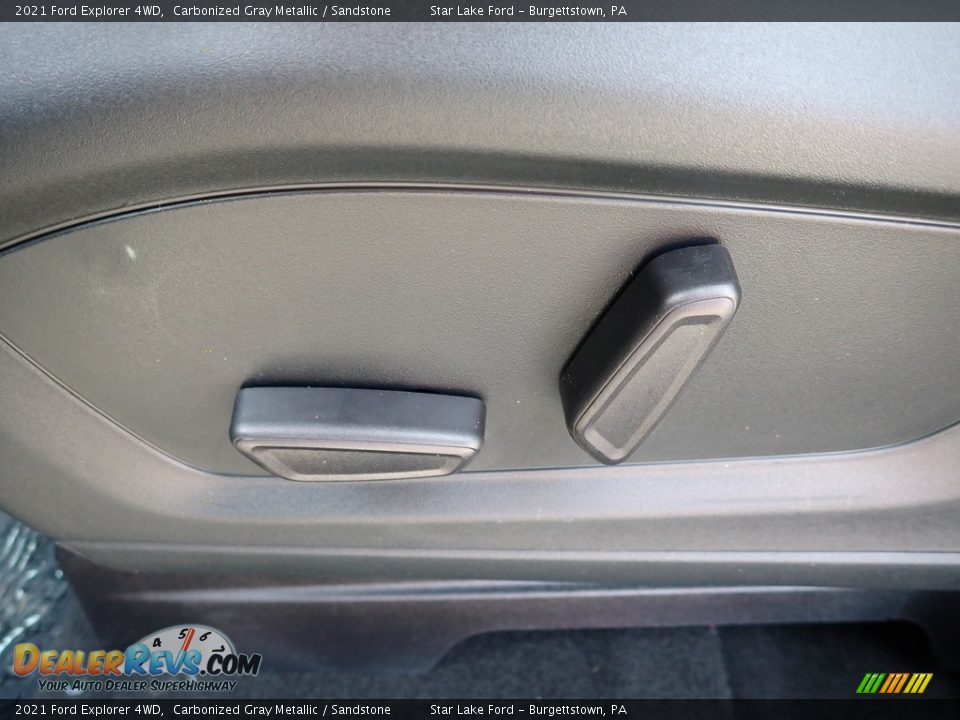 2021 Ford Explorer 4WD Carbonized Gray Metallic / Sandstone Photo #16