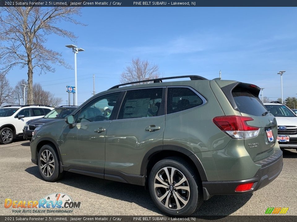 2021 Subaru Forester 2.5i Limited Jasper Green Metallic / Gray Photo #6