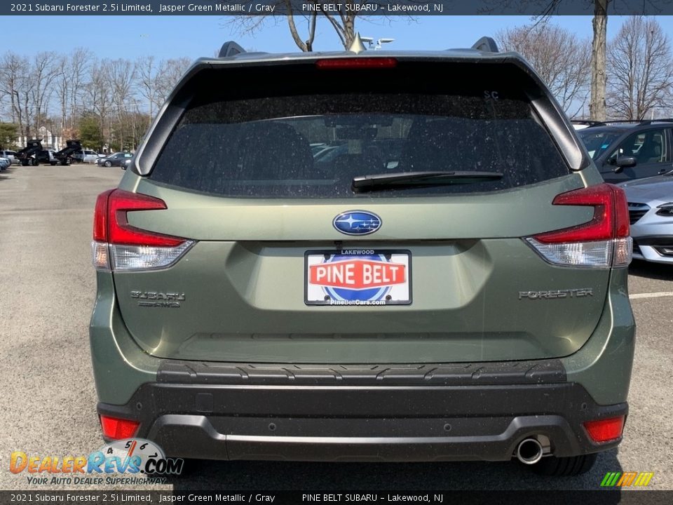 2021 Subaru Forester 2.5i Limited Jasper Green Metallic / Gray Photo #7