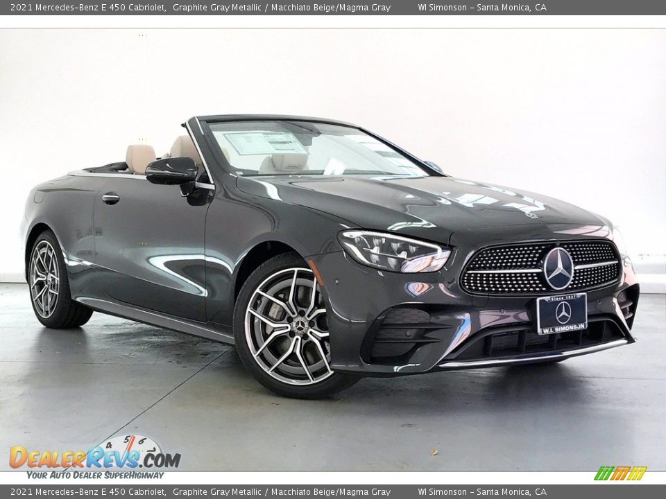 2021 Mercedes-Benz E 450 Cabriolet Graphite Gray Metallic / Macchiato Beige/Magma Gray Photo #12