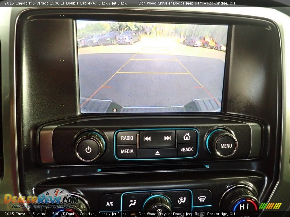 2015 Chevrolet Silverado 1500 LT Double Cab 4x4 Black / Jet Black Photo #2