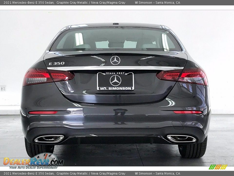 2021 Mercedes-Benz E 350 Sedan Graphite Gray Metallic / Neva Gray/Magma Gray Photo #3
