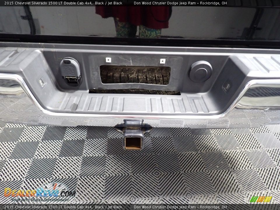 2015 Chevrolet Silverado 1500 LT Double Cab 4x4 Black / Jet Black Photo #13