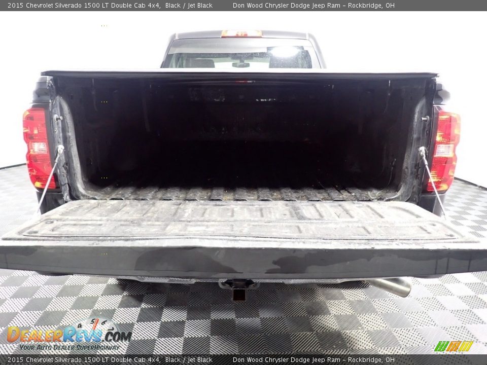 2015 Chevrolet Silverado 1500 LT Double Cab 4x4 Black / Jet Black Photo #14