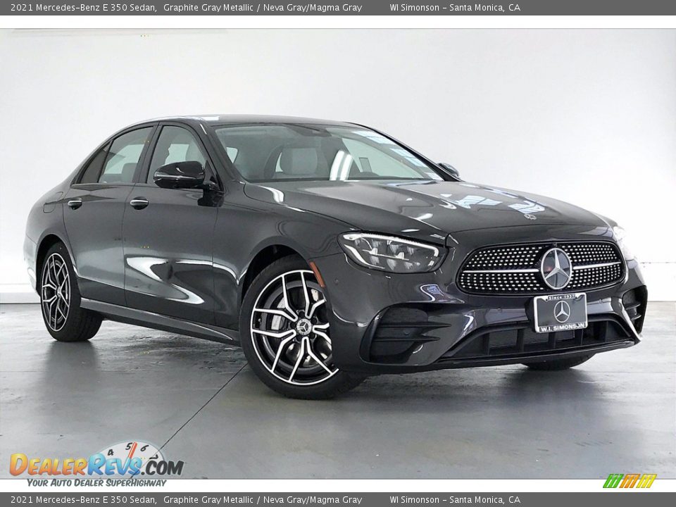 2021 Mercedes-Benz E 350 Sedan Graphite Gray Metallic / Neva Gray/Magma Gray Photo #12