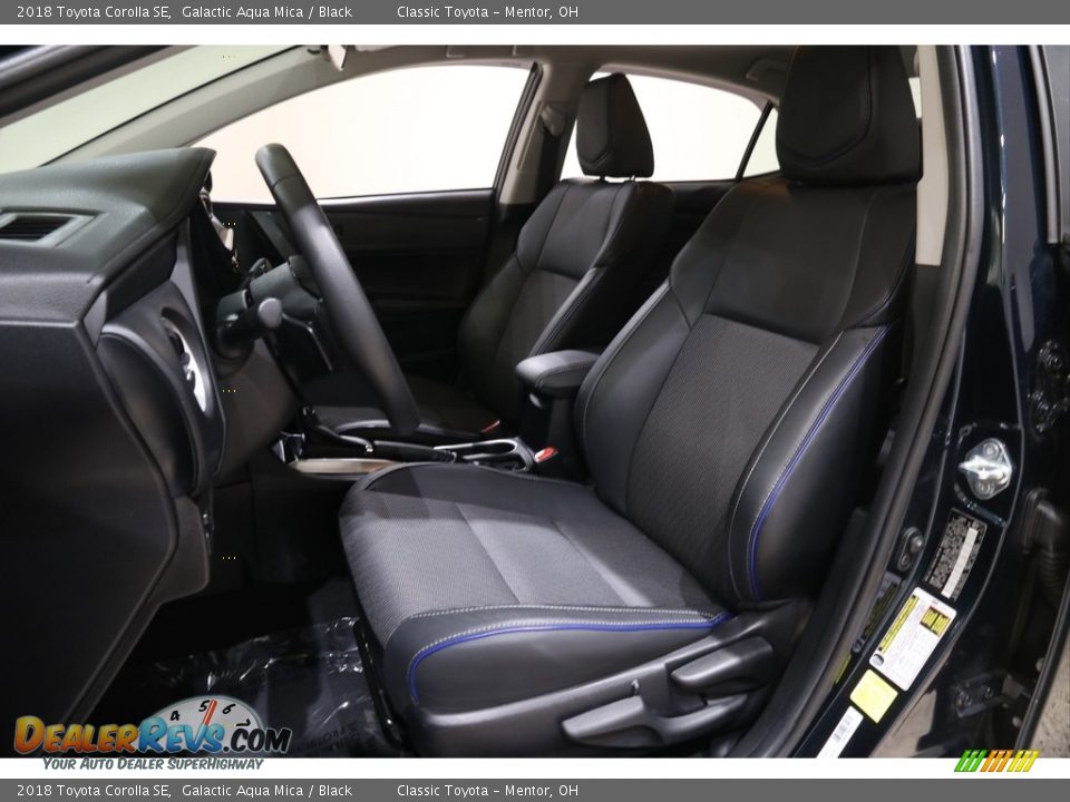 2018 Toyota Corolla SE Galactic Aqua Mica / Black Photo #5