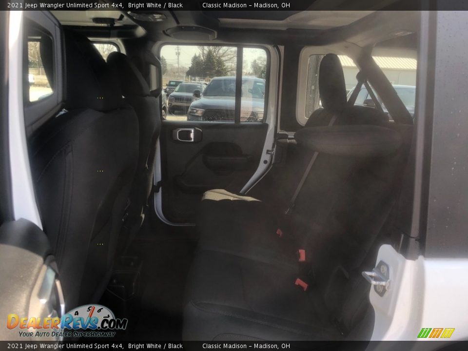 2021 Jeep Wrangler Unlimited Sport 4x4 Bright White / Black Photo #3