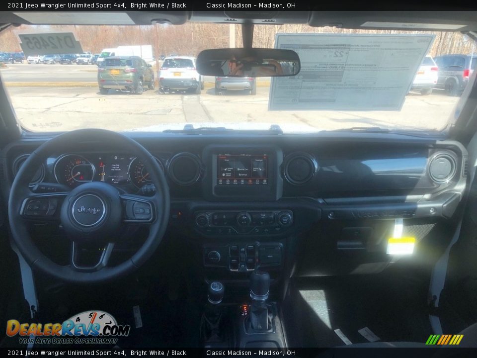 2021 Jeep Wrangler Unlimited Sport 4x4 Bright White / Black Photo #4