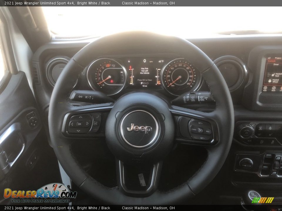 2021 Jeep Wrangler Unlimited Sport 4x4 Bright White / Black Photo #5