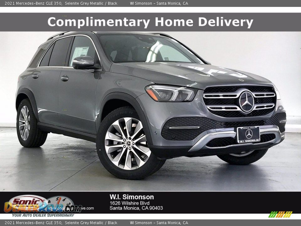 2021 Mercedes-Benz GLE 350 Selenite Grey Metallic / Black Photo #1