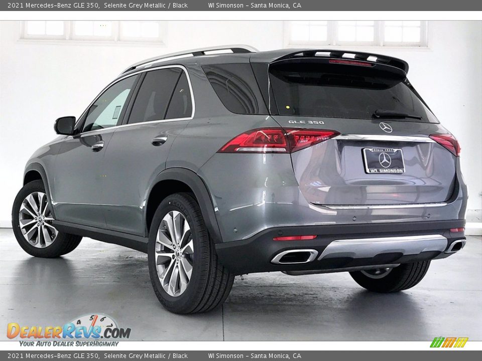 2021 Mercedes-Benz GLE 350 Selenite Grey Metallic / Black Photo #2