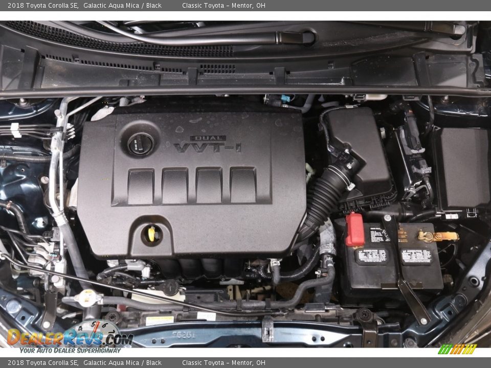 2018 Toyota Corolla SE Galactic Aqua Mica / Black Photo #19