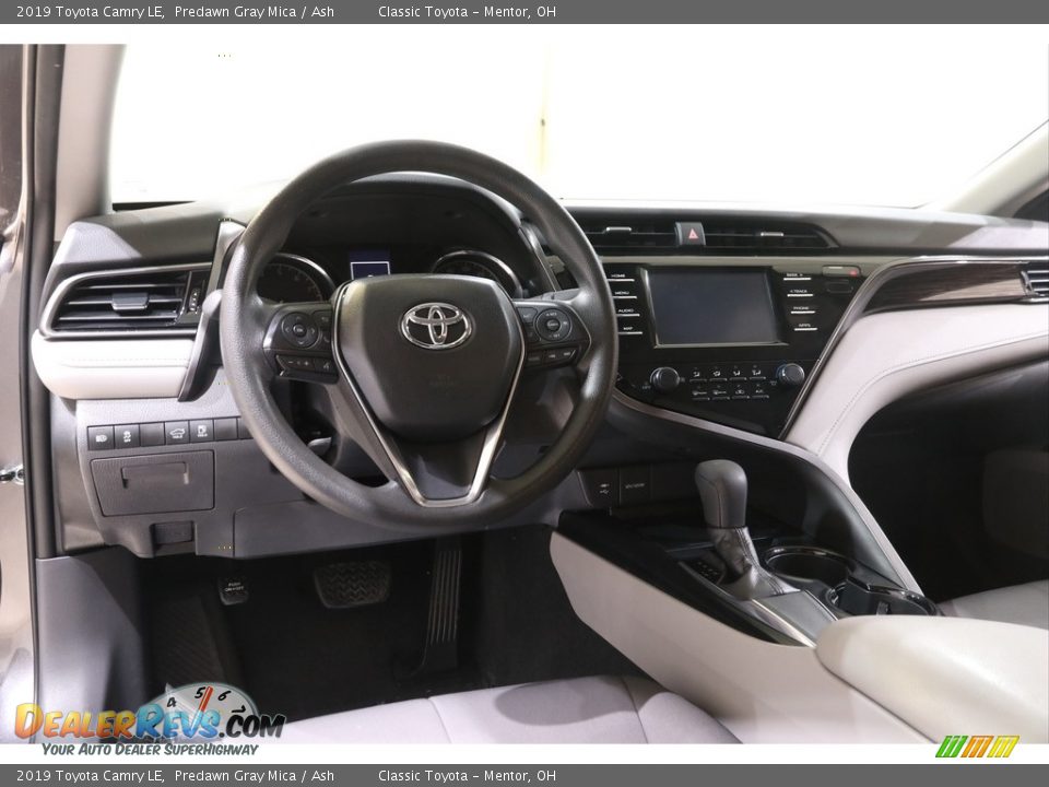 2019 Toyota Camry LE Predawn Gray Mica / Ash Photo #6