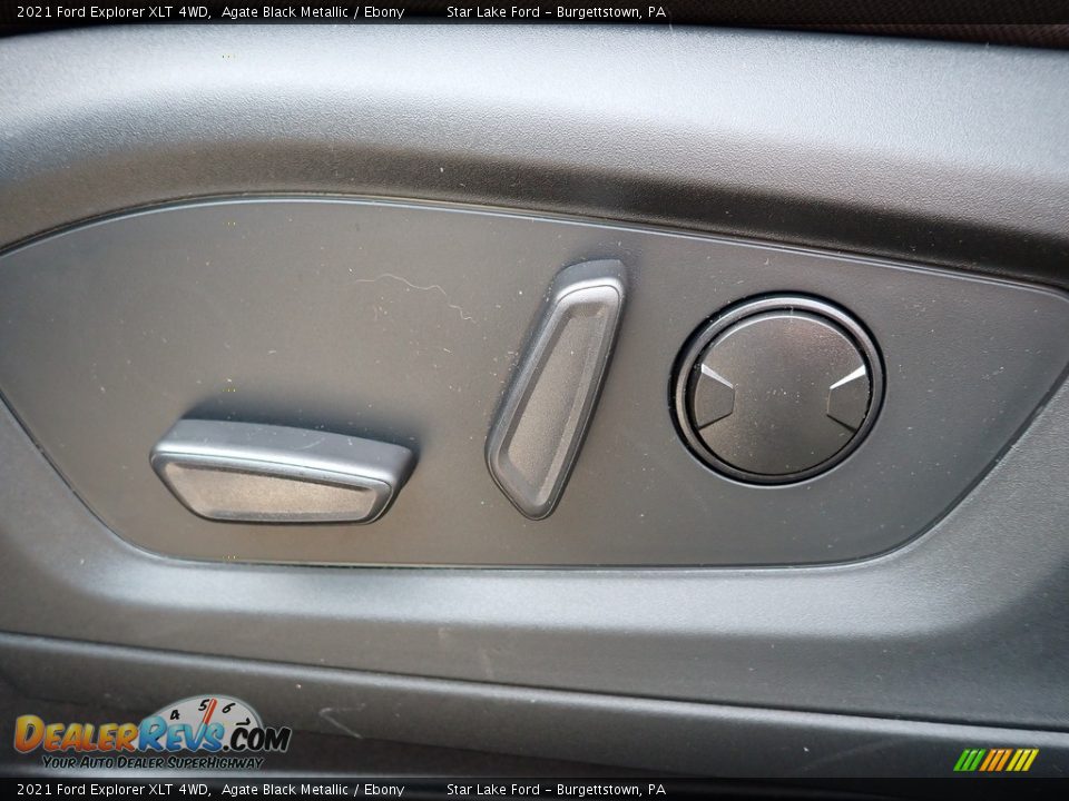 2021 Ford Explorer XLT 4WD Agate Black Metallic / Ebony Photo #17
