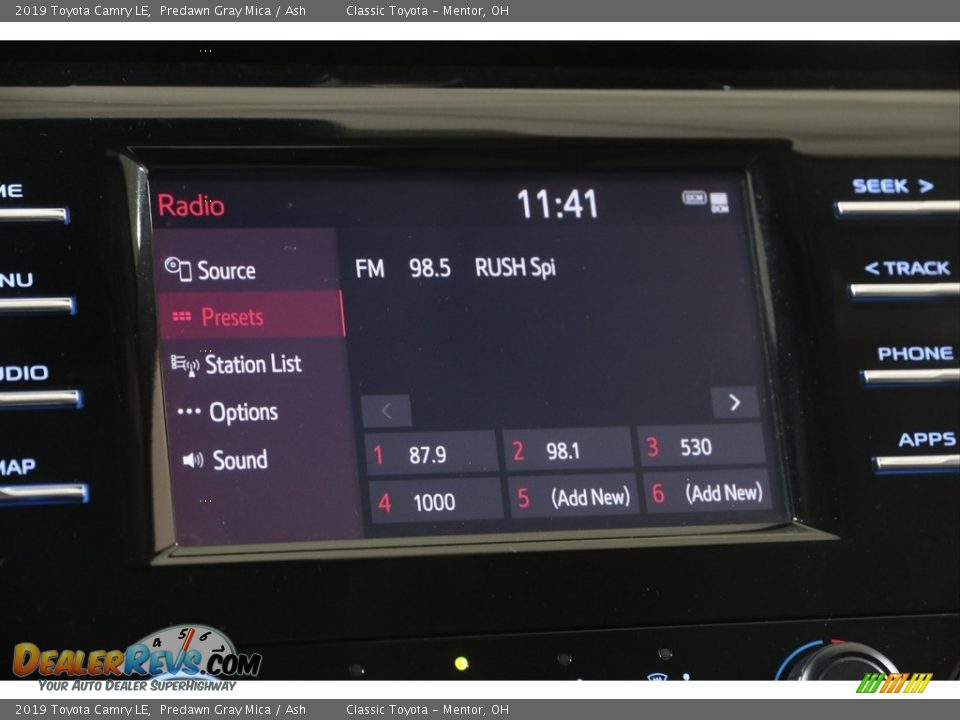 2019 Toyota Camry LE Predawn Gray Mica / Ash Photo #10